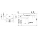 Vannas istabas izlietne Duravit Luv WonderGliss DuraCeram® 60x40cm Uz virsmas, Balta Vannas istabas izlietne Duravit Luv WonderGliss DuraCeram® 60x40cm Uz virsmas, Balta