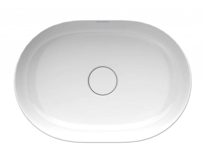 Vannas istabas izlietne Duravit Luv WonderGliss DuraCeram® 60x40cm Uz virsmas, Balta