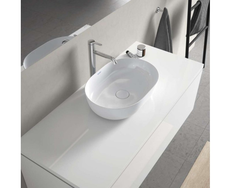 Vannas istabas izlietne Duravit Luv WonderGliss DuraCeram® 60x40cm Uz virsmas, Balta