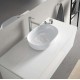 Vannas istabas izlietne Duravit LUV WonderGliss DuraCeram® 70x40cm, uz virsmas, Balta Vannas istabas izlietne Duravit LUV WonderGliss DuraCeram® 70x40cm, uz virsmas, Balta