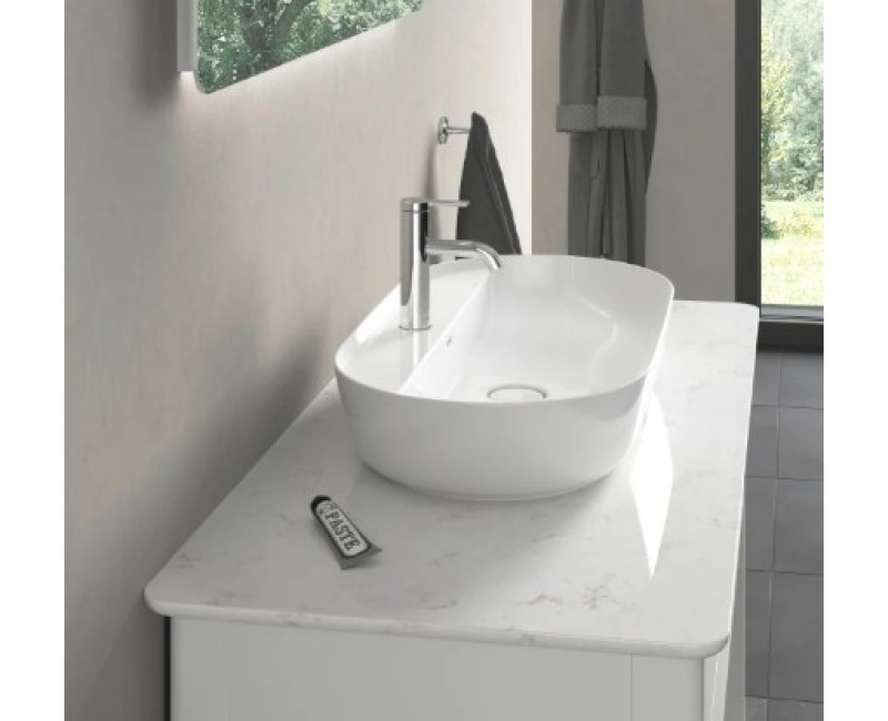 Раковина для ванной комнаты Duravit LUV WonderGliss, DuraCeram®, 80x40 см, белый