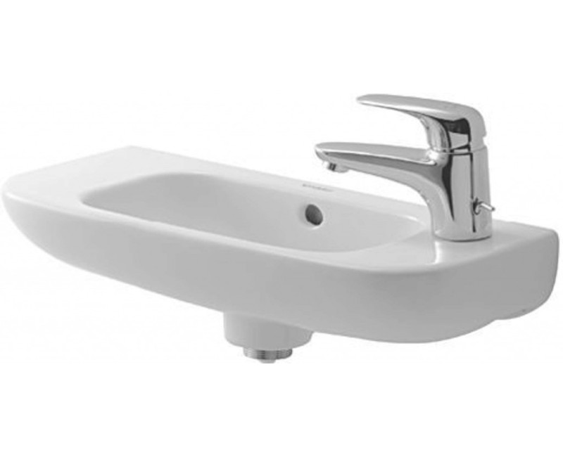 Vannas istabas izlietne Duravit D-Code 50x22cm, Labā Puse Balta