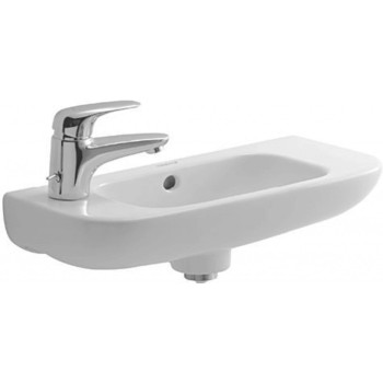 Vannas istabas izlietne Duravit D-Code 50x22cm, kreisā puse, balta