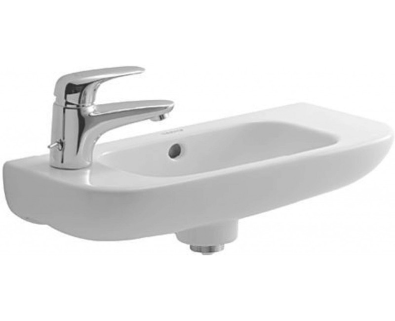 Vannas istabas izlietne Duravit D-Code 50x22cm, kreisā puse, balta