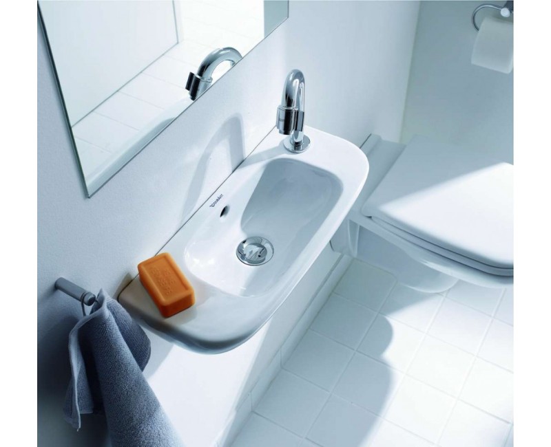 Vannas istabas izlietne Duravit D-Code 50x22cm, kreisā puse, balta