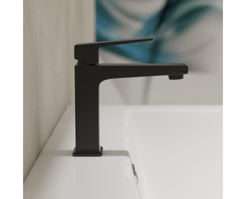 Izlietnes maisītājs Kielle Arkas I Melns Matēts 10111104