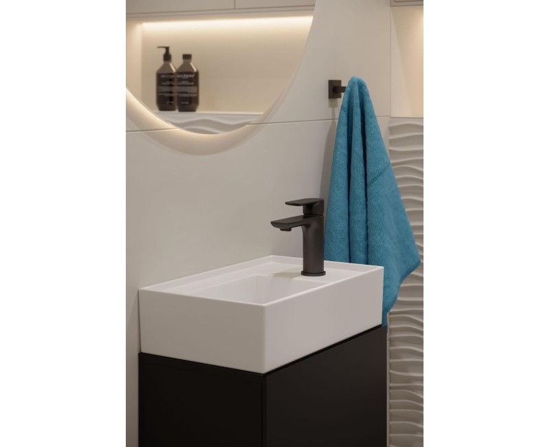 Izlietnes maisītājs Kielle Vega Melns matēts 10118104