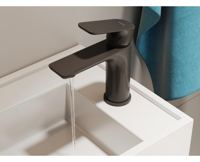 Izlietnes maisītājs Kielle Vega Melns matēts 10118104