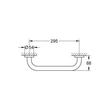 Rokturis Vannas istabai Grohe Essentials Melns Matēts 1024712430