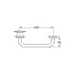 Rokturis Vannas istabai Grohe Essentials Melns Matēts 1024712430 Rokturis Vannas istabai Grohe Essentials Melns Matēts 1024712430
