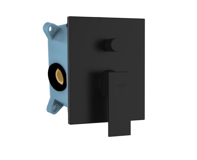 Смеситель для ванны/душа Kielle Arkas I Встроенный черный матовый