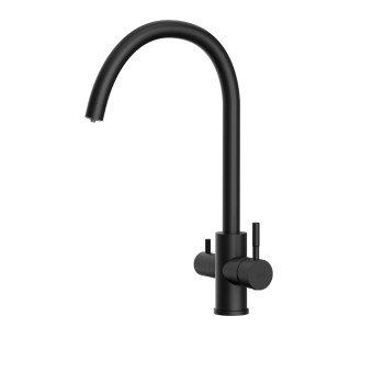Virtuves maisītājs Kielle Wimeo filtrētam ūdenim Melns Matēts 10525F04