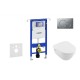 Tualetes poda komplekts Geberit Duofix rāmis ar Villeroy & Boch Rimless podu ar SoftClose Vāku, Sigma01 Matēta Hroma poga Tualetes poda komplekts Geberit Duofix rāmis ar Villeroy & Boch Rimless podu ar SoftClose Vāku, Sigma01 Matēta Hroma poga