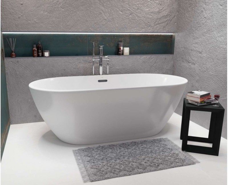 Brīvi stāvoša vanna Kielle Idolio 170x75cm, akrila, balta 11324430