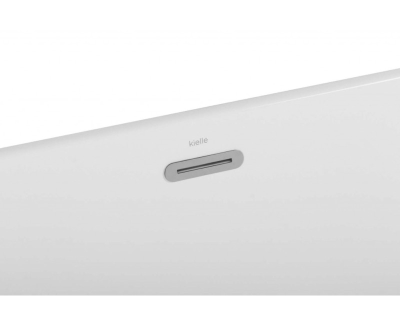 Brīvi stāvoša vanna Kielle Idolio 170x75cm, akrila, matēti melna/balta 11324434