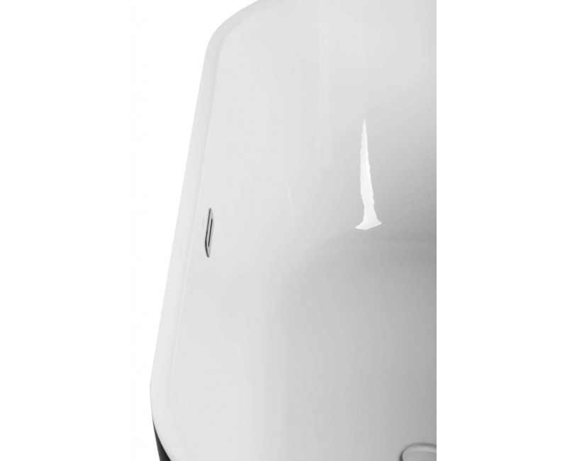 Brīvi stāvoša vanna Kielle Idolio 170x75cm, akrila, matēti melna/balta 11324434