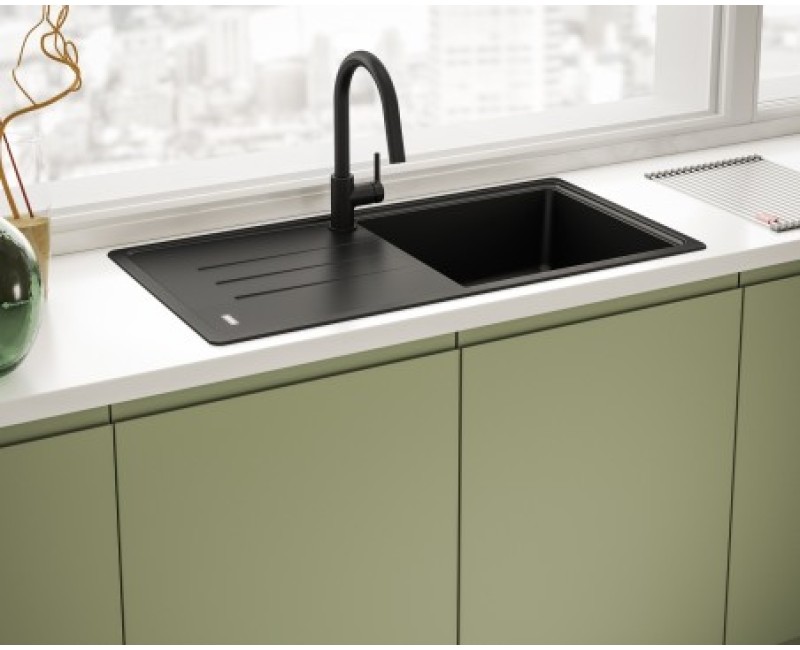 Смеситель для кухни Franke Lina Черный Матовый 115.0626.053