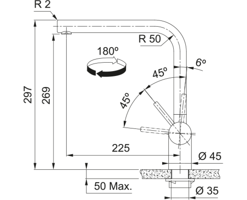 Смеситель для кухни Franke Atlas Neo Gold 115.0681.241