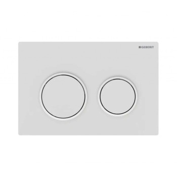 Poga iebūvējamam rāmim Geberit Omega20 Melna Balta Matēta 115.085.01.1