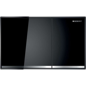 Кнопка для рамы Geberit Sigma60 Белое стекло/Черный 115.640.SJ.1