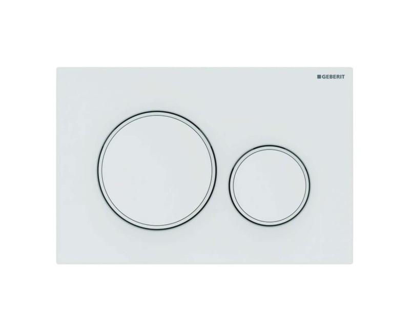 Poga iebūvējamam rāmim Geberit Sigma20 Balta 115.882.01.1