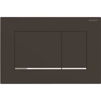 Poga iebūvējamam rāmim Geberit Sigma30 Melna/Hromēta 115.883.14.1