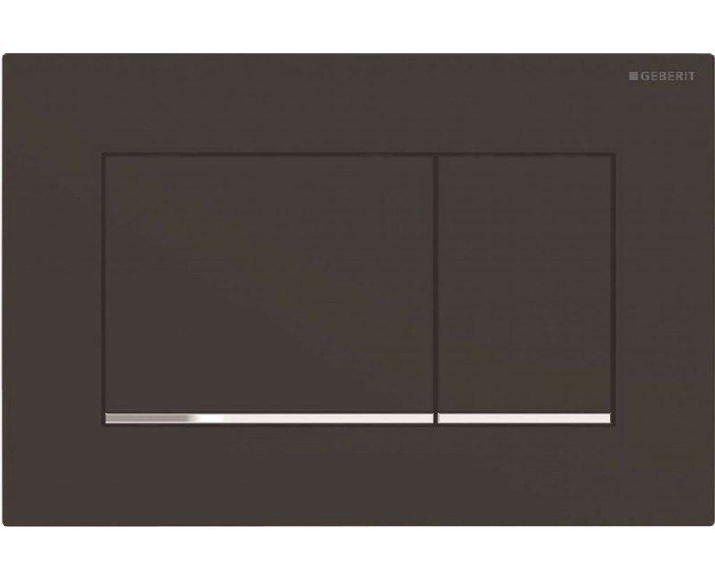 Poga iebūvējamam rāmim Geberit Sigma30 Melna/Hromēta 115.883.14.1