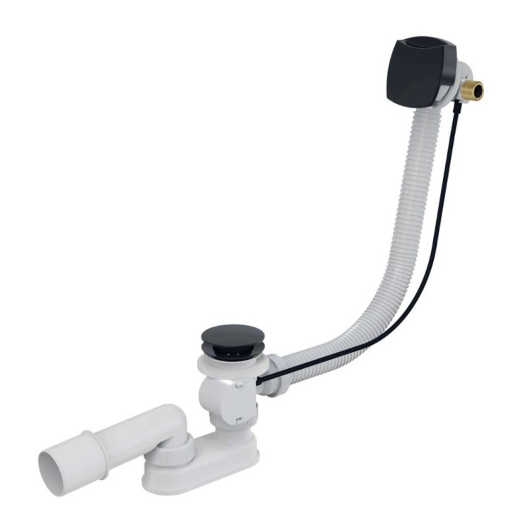 Vannas sifons Kielle 570mm ar ūdens uzpildi Melna Matēta 11601034 Vannas sifons Kielle 570mm ar ūdens uzpildi Melna Matēta 11601034