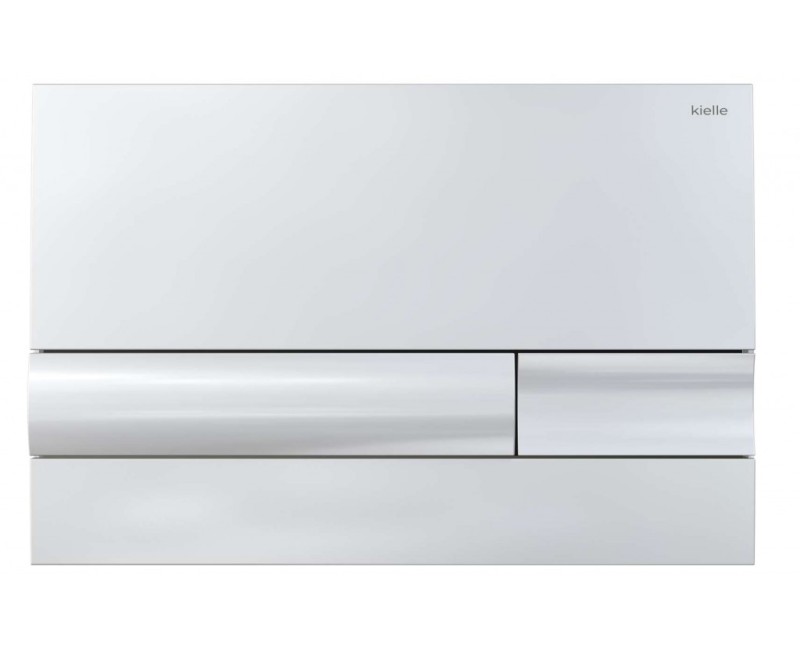 Tualetes poda komplekts Kielle Genesis rāmis ar Villeroy & Boch Architectura podu, SoftClose vāku, ar Hromētu Gemini L pogu 11AK1101