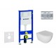 Комплект для унитаза Duofix с рамой и Rimfree унитазом Oudee с крышкой SoftClose, кнопка Delta01 Chrome Комплект для унитаза Duofix с рамой и Rimfree унитазом Oudee с крышкой SoftClose, кнопка Delta01 Chrome