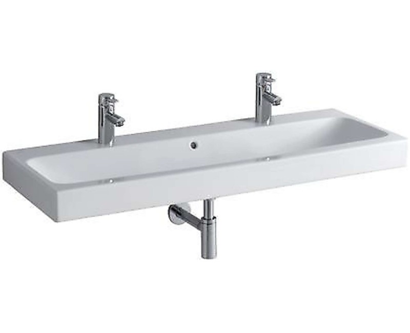 Раковина для ванной Geberit iCon с KeraTect 120x49 см, белая 124020600