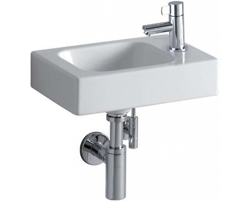 Раковина для ванной Geberit iCon с KeraTect 38x28 см, белая 124736600