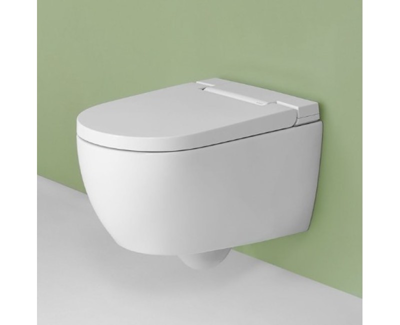 Подвесной унитаз с функцией биде GEBERIT AquaClean Alba KeraTect с крышкой SoftClose