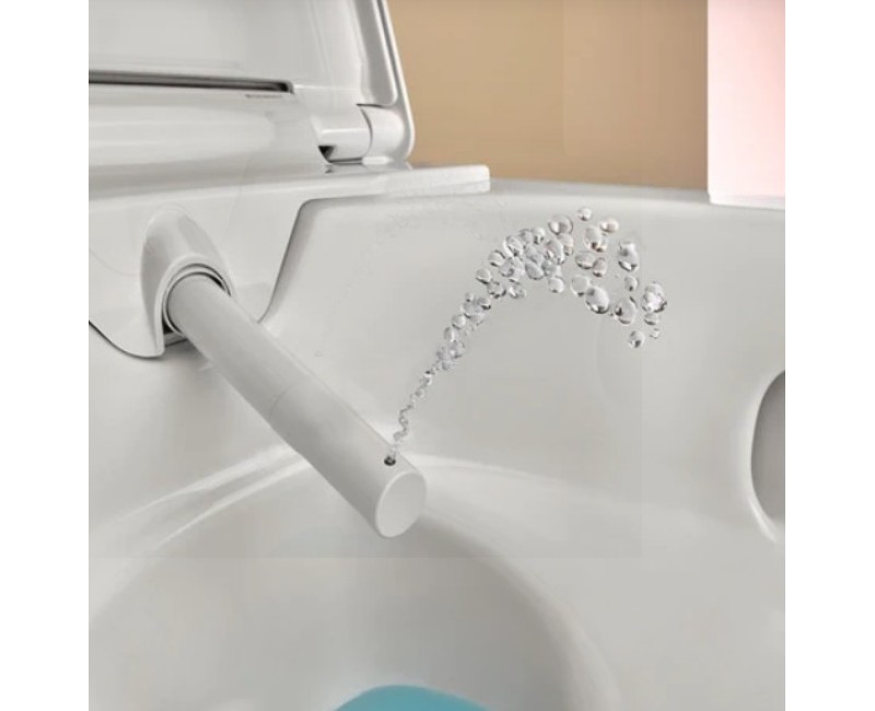 Подвесной унитаз с функцией биде GEBERIT AquaClean Alba KeraTect с крышкой SoftClose