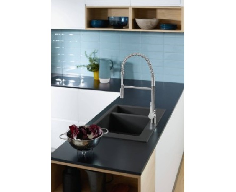 Смеситель для кухни Hansgrohe Cento XXL Semi-Pro, гибкий излив 2jet, хром 14806000