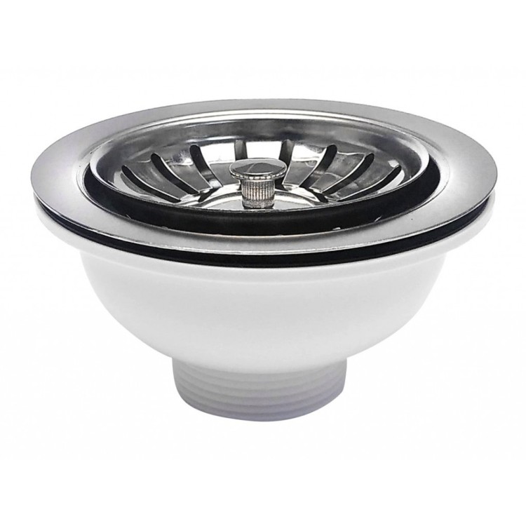 Izplūde izlietnei Bruckner 6/4", nerūsējošā tērauda 155.121.0 Izplūde izlietnei Bruckner 6/4", nerūsējošā tērauda 155.121.0