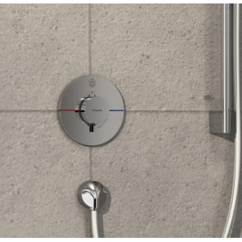 Dušas maisītājs Hansgrohe ShowerSelect Comfort S  iebūvējams ar termostatu Hromēts 15553000