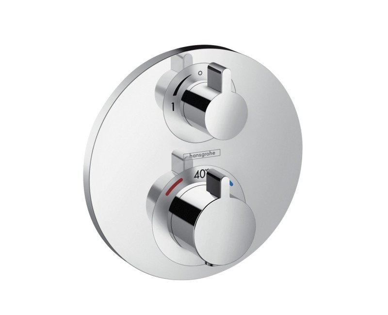 Смеситель для душа Hansgrohe Ecostat S встраиваемый с термостатом хром 15757000