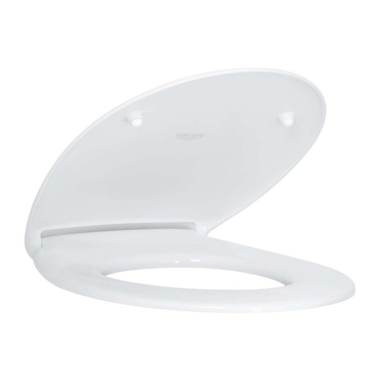 Tualetes poda komplekts Grohe Solido rāmis, Bau Ceramic Rimless pods, Hromēta poga un Soft Close vāku Tualetes poda komplekts Grohe Solido rāmis, Bau Ceramic Rimless pods, Hromēta poga un Soft Close vāku