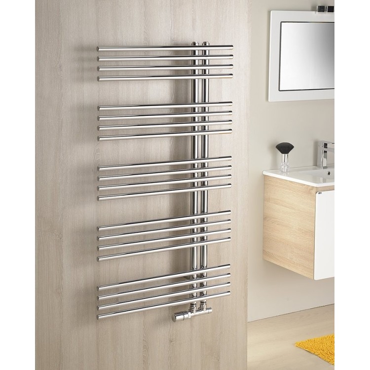 Dvieļu žāvētājs / Radiators Sapho NYMPHA 600x1122mm, Hromēts 1805-15 Dvieļu žāvētājs / Radiators Sapho NYMPHA 600x1122mm, Hromēts 1805-15