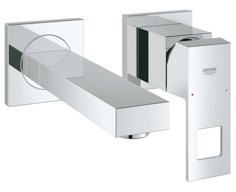 Vannas istabas izlietnes maisītājs GROHE Eurocube iebūvējams, StarLight® apdare, Hromēts 19895000