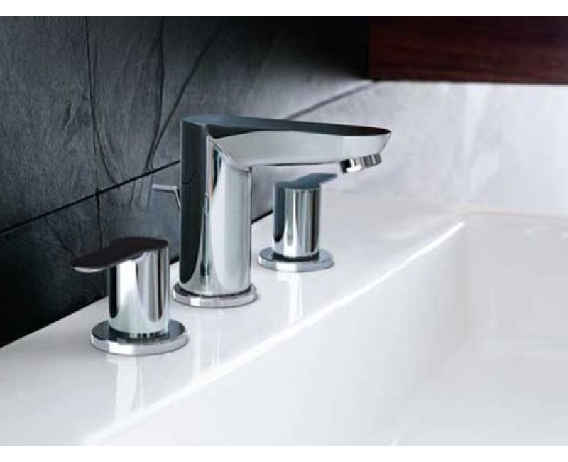 Grohe BauEdge встраиваемый смеситель для раковины с pop up клапаном, хром 20197000