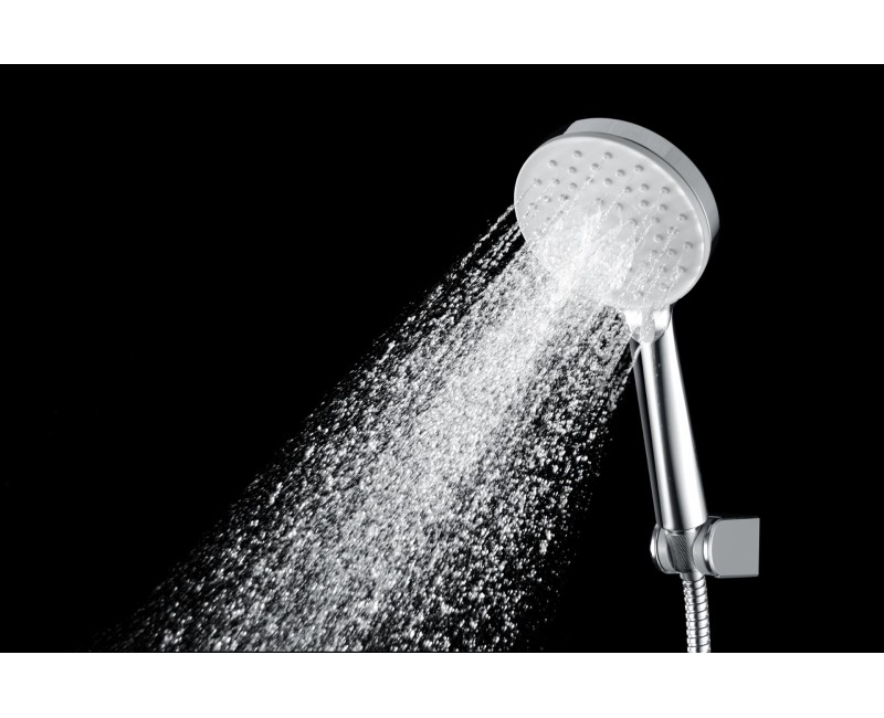 Dušas sistēma Kielle Oudee ar termostatu, 3 strūklas Hromēts 20602020