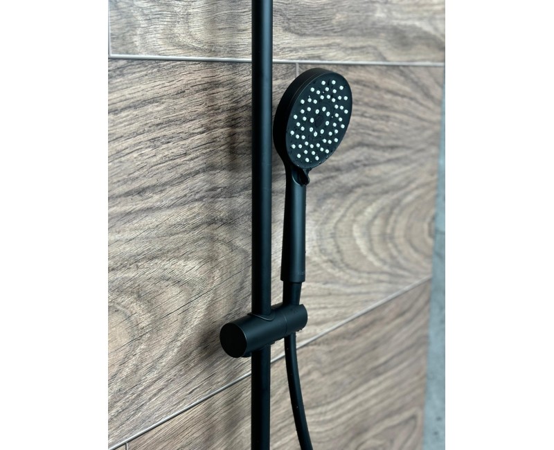 Dušas sistēma Kielle Oudee ar termostatu, 3 strūklas Hromēts 20602024