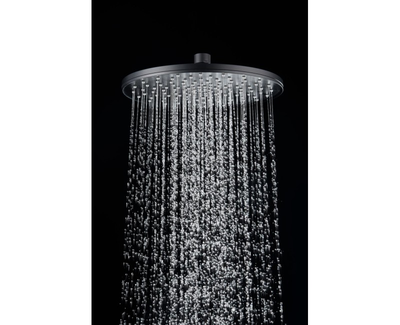 Душевая система Kielle Oudee 3 форсунки Черный Матовый 20602034