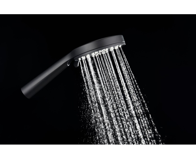 Душевая система Kielle Oudee 3 форсунки Черный Матовый 20602034