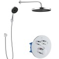 Dušas sistēma Kielle Oudee iebūvējams ar termostatu, Hromēts 20602SPT20