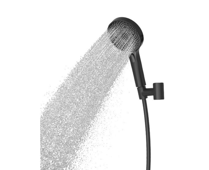 Душевая система Kielle Oudee встраиваемая с термостатом, черная 20602SPT24