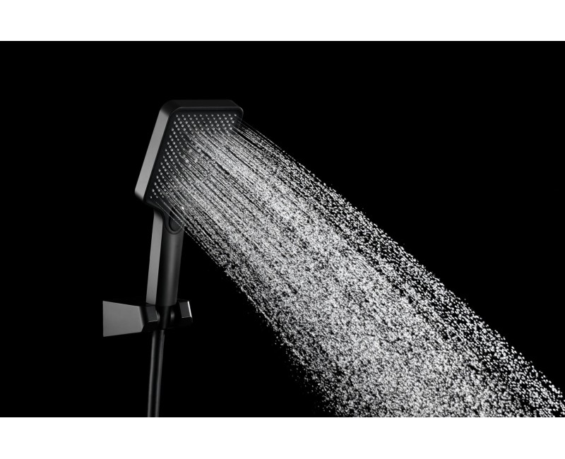 Душевая система Kielle Vega с термостатом, 3 струи Черный 20618004