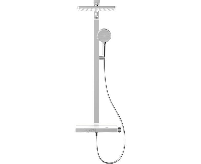 Душевая система Kielle Vega с термостатом, 3 струи Хром/Белый 20618010